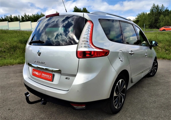 Renault Grand Scenic cena 33800 przebieg: 210000, rok produkcji 2015 z Siechnice małe 631